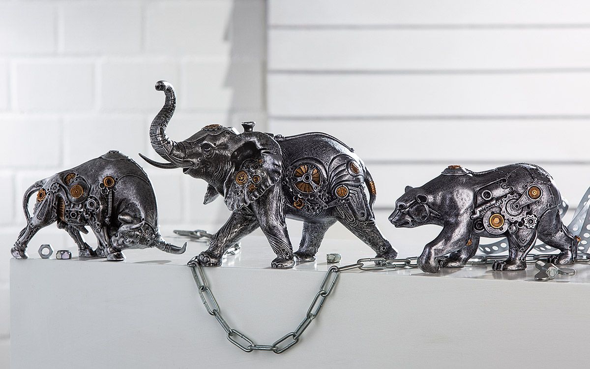 Fotografie produktu: Gilde Socha slon Steampunk Elephant, 23 cm