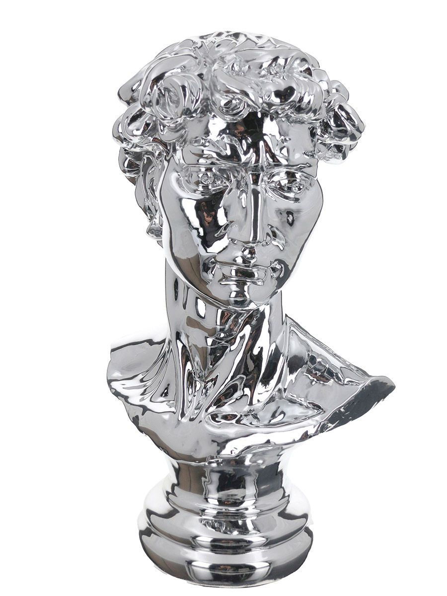 Fotografie produktu: Gilde Busty David chromovaný design, 38 cm