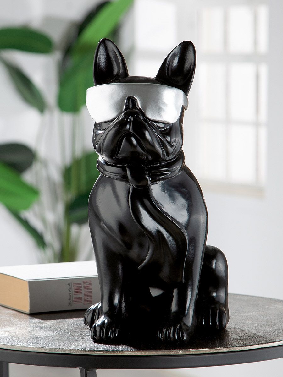 Fotografie produktu: Gilde Figurka buldočka Cool Dog černá, 35 cm