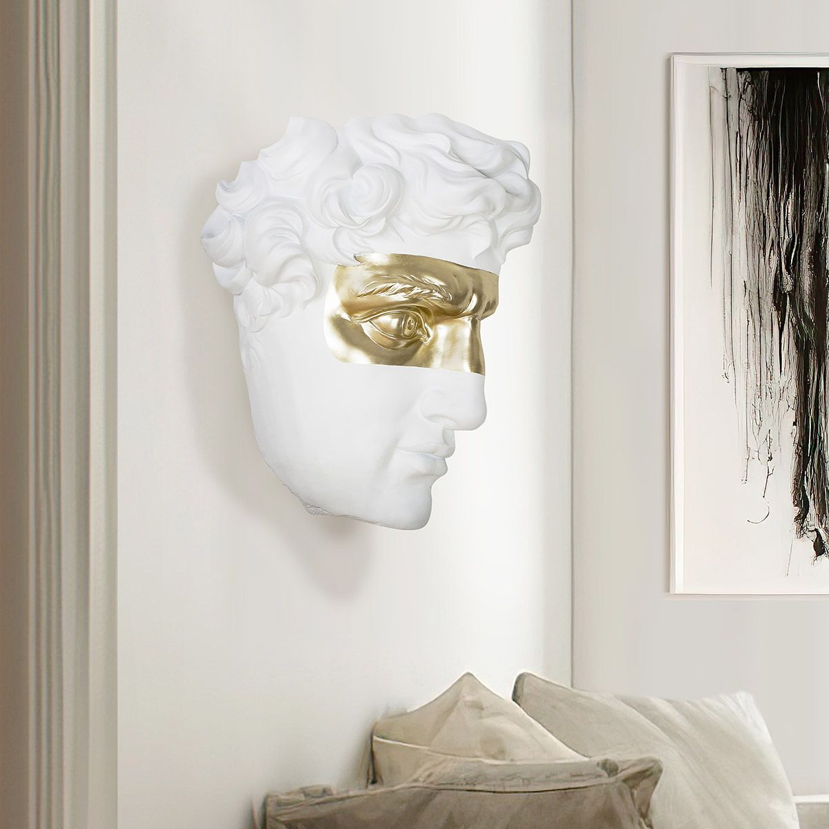 Fotografie produktu: Gilde Nástěnná dekorace Muž Modern David, 51 cm