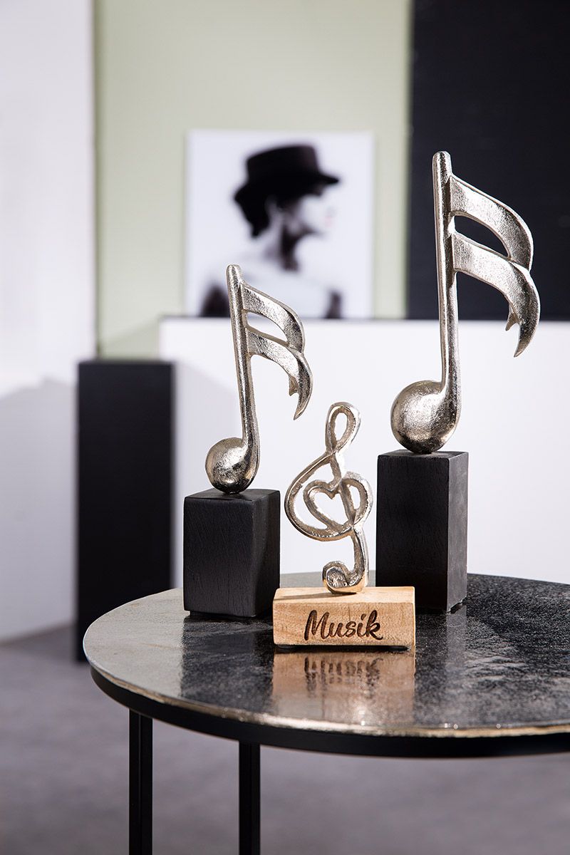 Fotografie produktu: Gilde Hliníková socha Clef, 24 cm