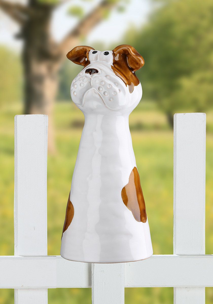 Fotografie produktu: Gilde Keramická figurka na plot Boxer Harper, 18 cm