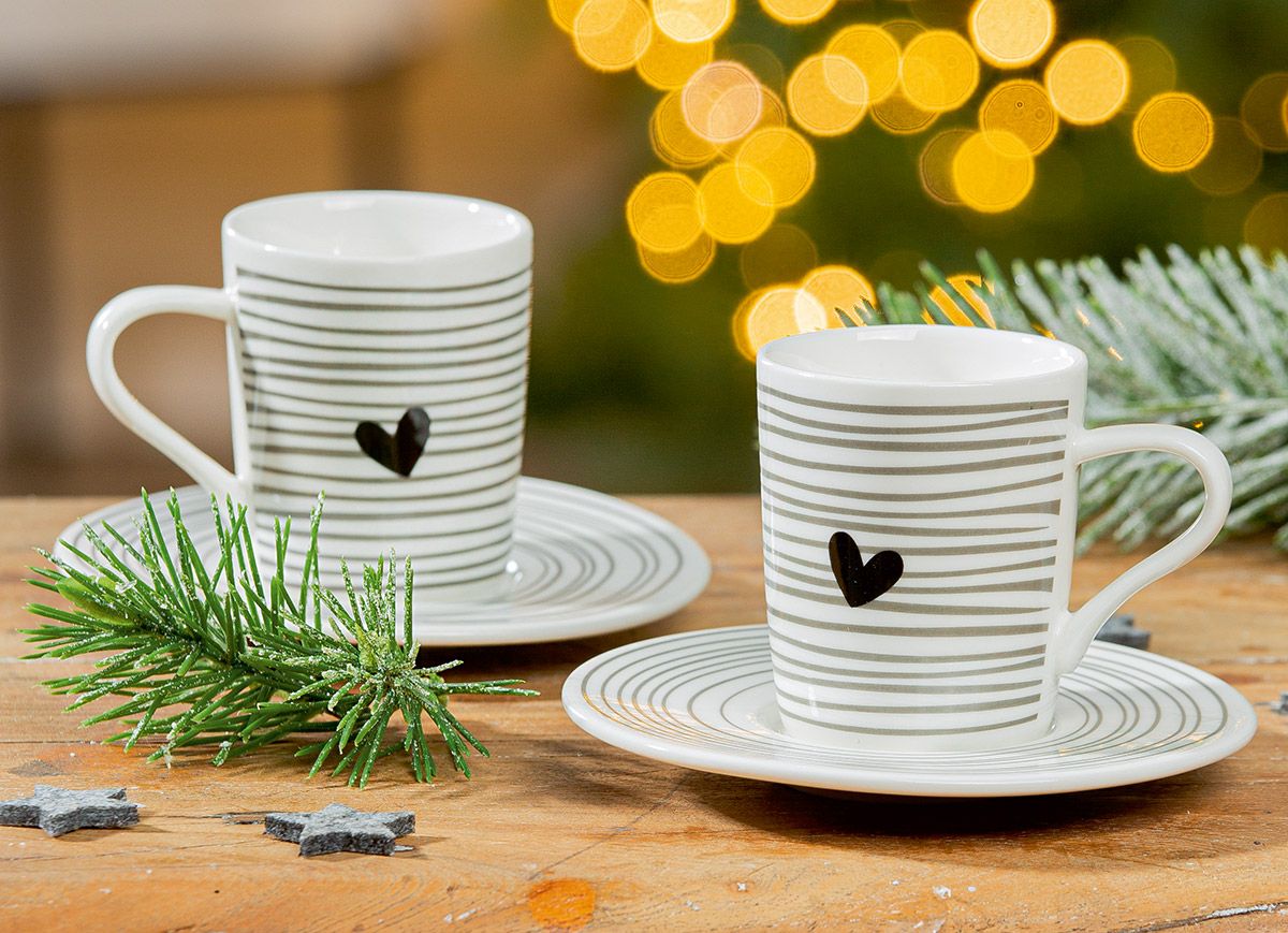 Fotografie produktu: Gilde Sada espresso hrníčků Amore, 6 cm