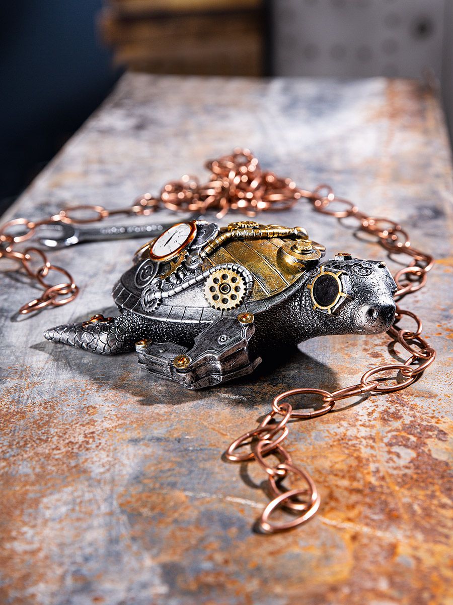 Fotografie produktu: Gilde Soška želva Steampunk Steampunk Turtle, 6 cm