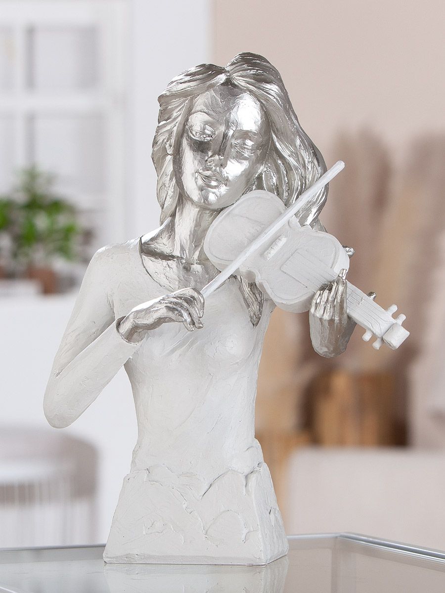 Fotografie produktu: Gilde Figurka hudebnice se smyčcem Musician, 30 cm