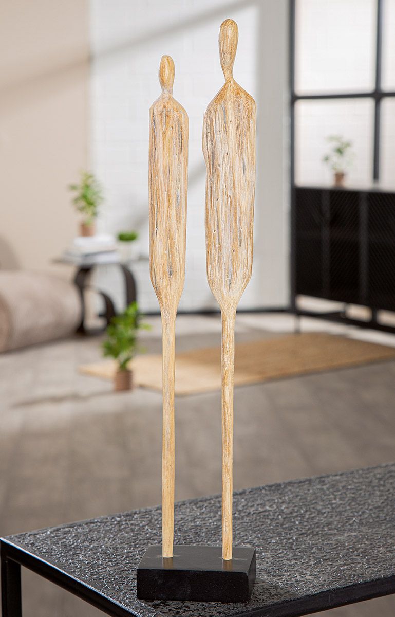 Fotografie produktu: Gilde Dřevěná dekorace postavy Two, 46 cm