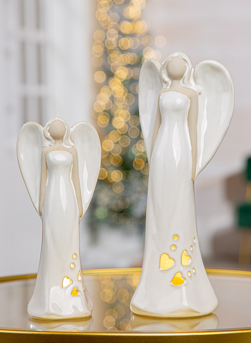 Fotografie produktu: Gilde LED dekorace Anděl Serena, 18 cm