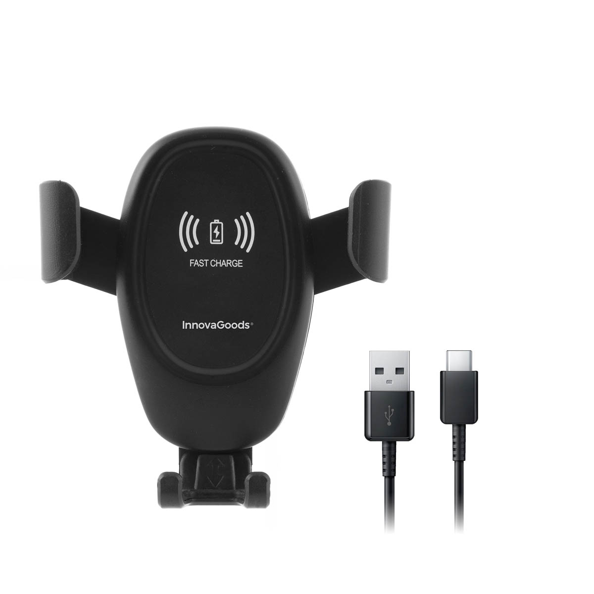 InnovaGoods Držák na mobil do auta s nabíjením Wolder