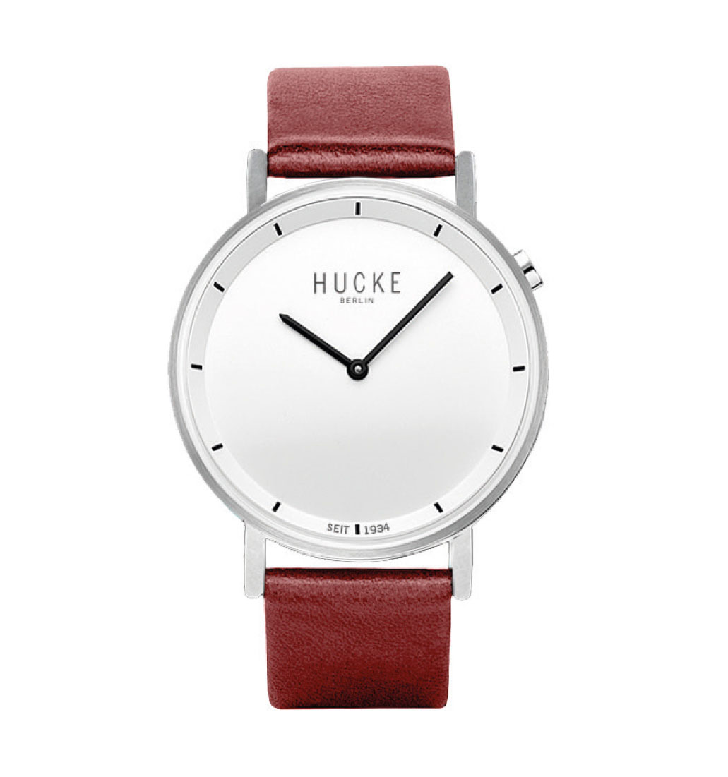 E-shop HUCKE BERLIN Dámské náramkové hodinky HB100-00, červené