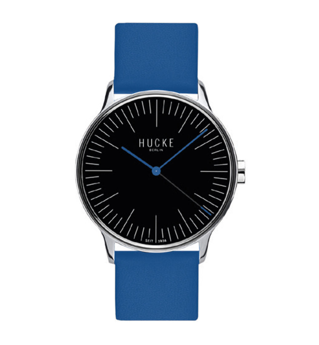 E-shop HUCKE BERLIN Dámské náramkové hodinky HB104-03, modrá-černá