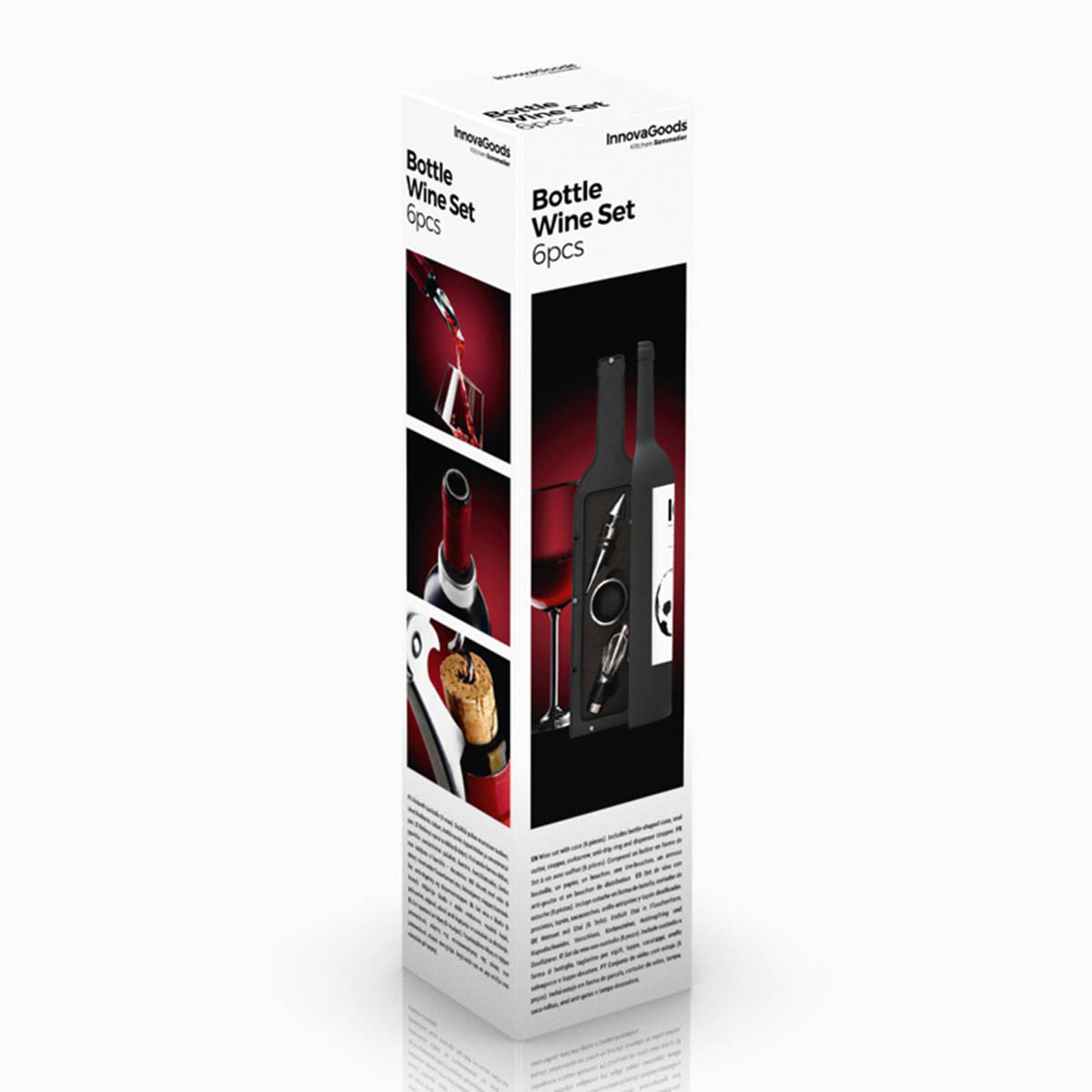 InnovaGoods Dárková sada na víno Sommelier