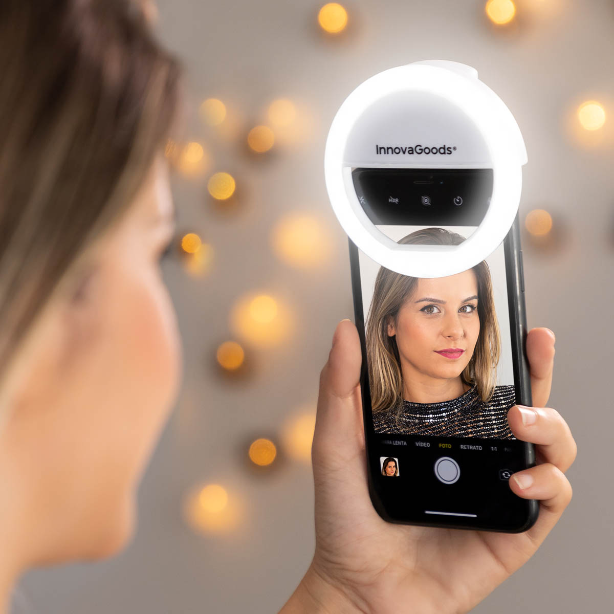 E-shop InnovaGoods Dobíjecí selfie světlo Instahoop