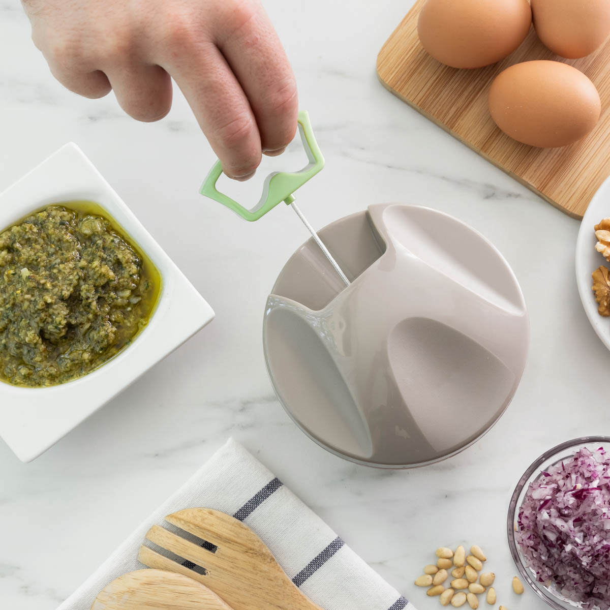 InnovaGoods Ruční sekáček Spinop