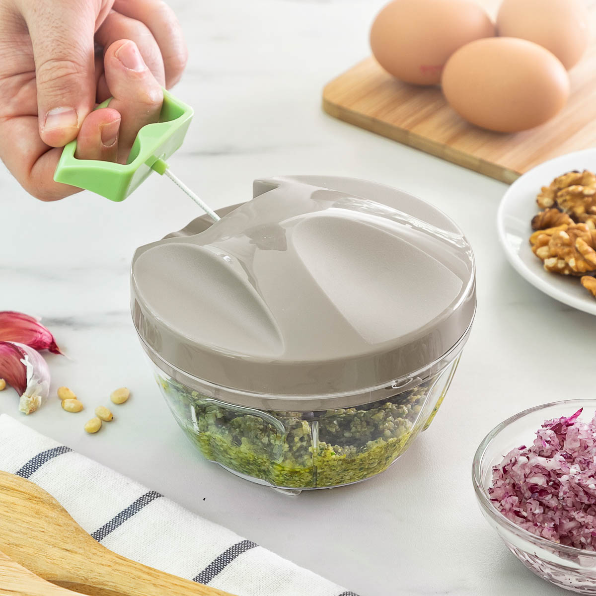 InnovaGoods Ruční sekáček Spinop
