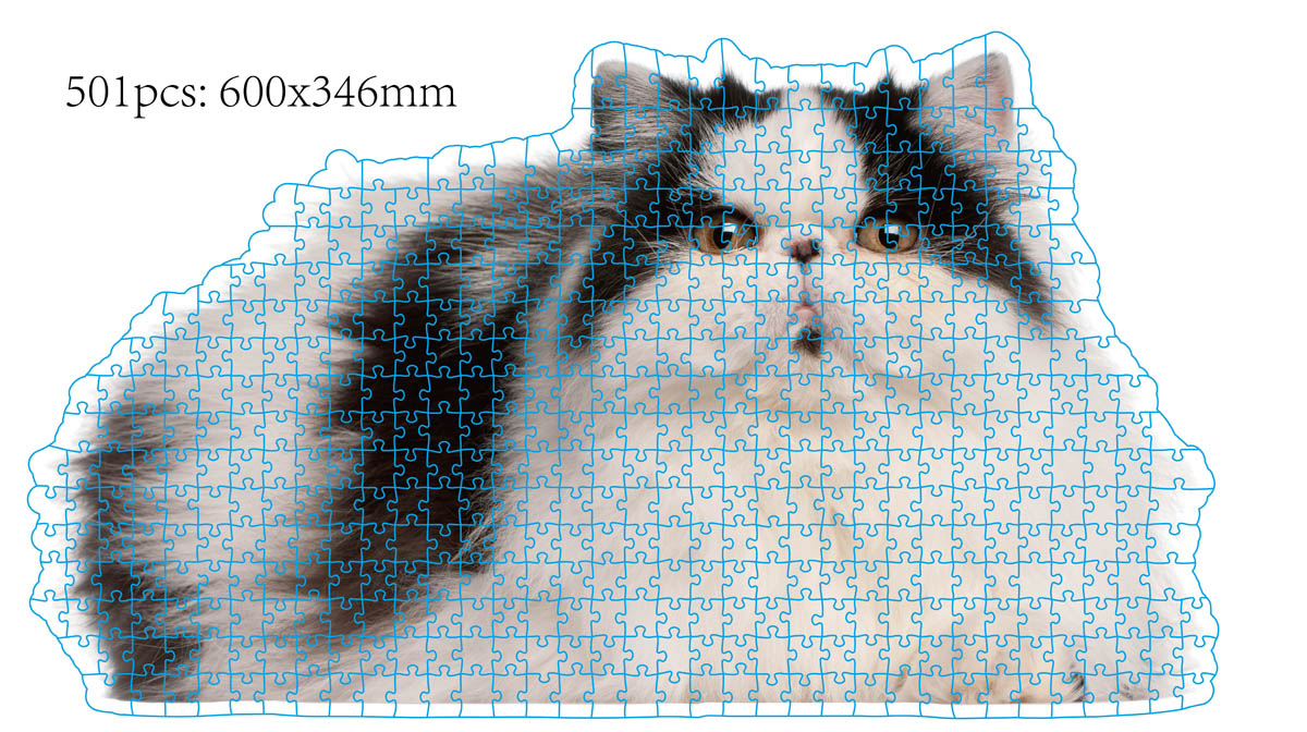 MAGS Puzzle Tlustá kočka, 500 dílků
