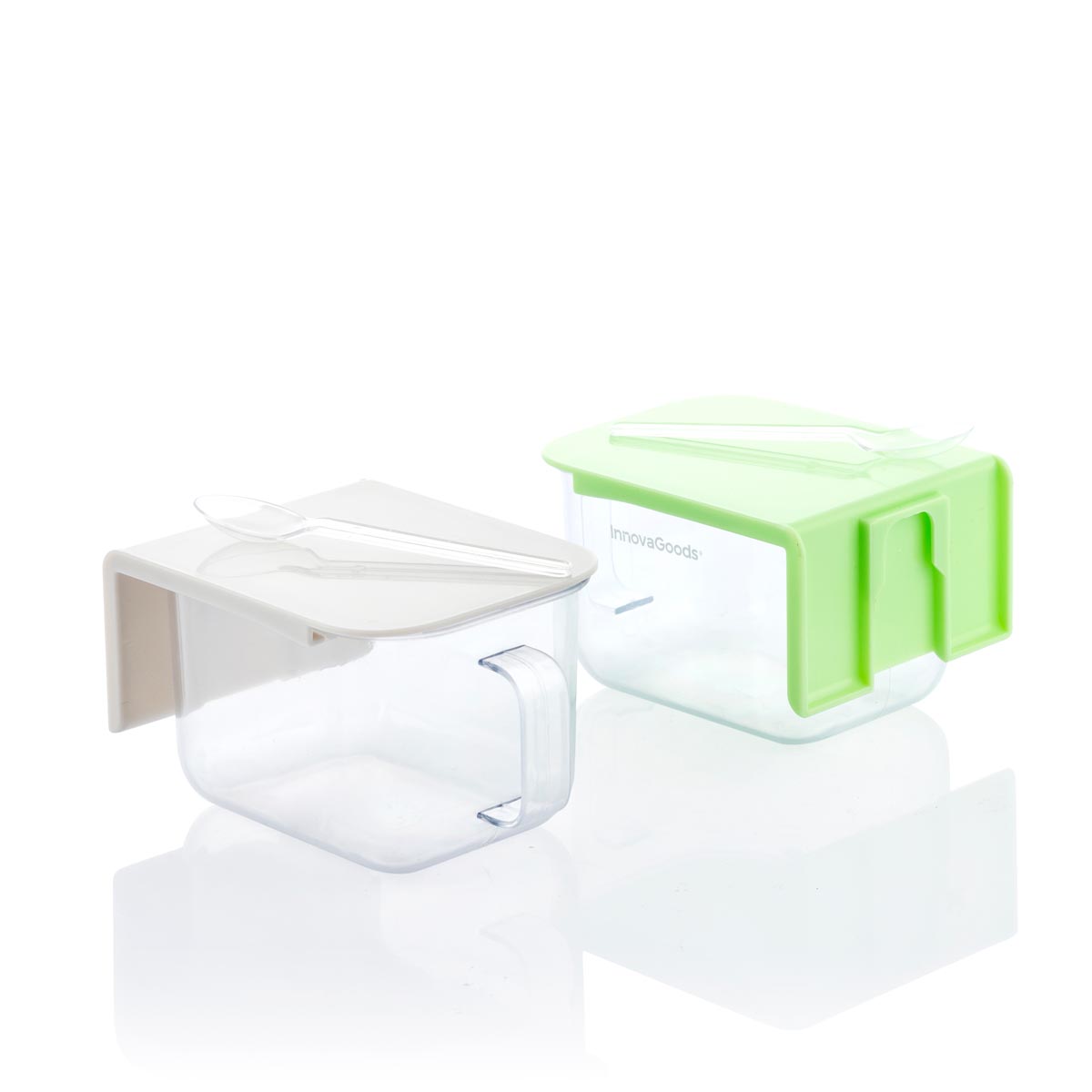 InnovaGoods Nástěnné kuchyňské dózy Handstore, sada 2 ks