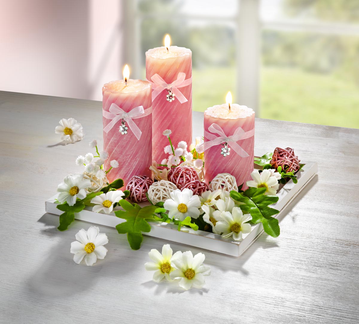 E-shop Weltbild Dekorační sada svíček Rosada