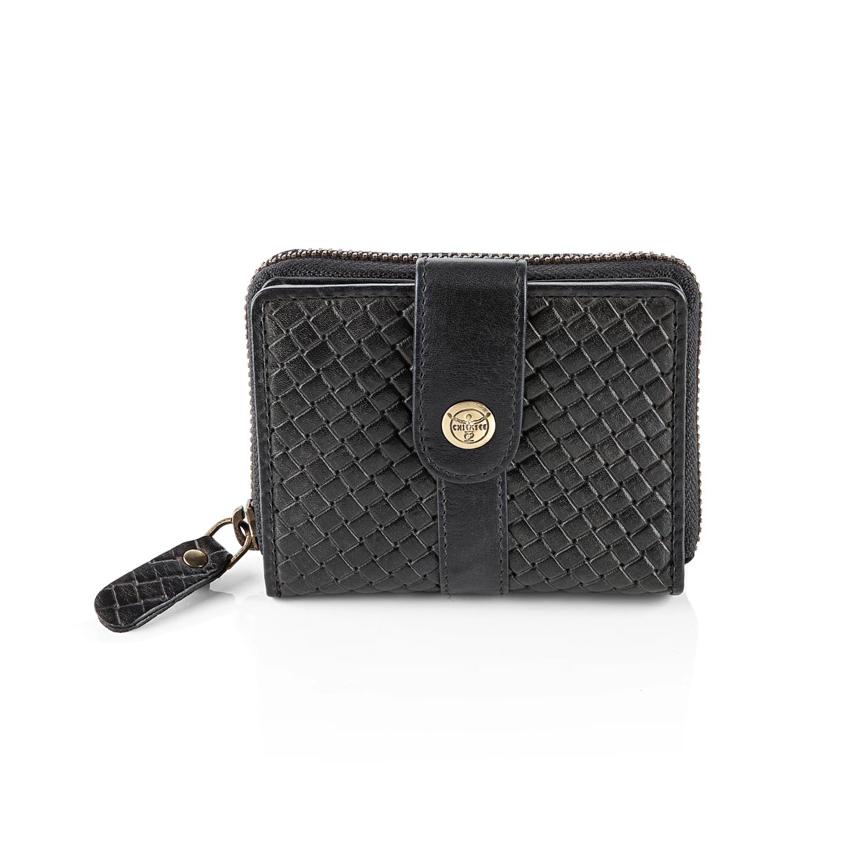 E-shop Chiemsee Dámská peněženka kožená Brea, černá