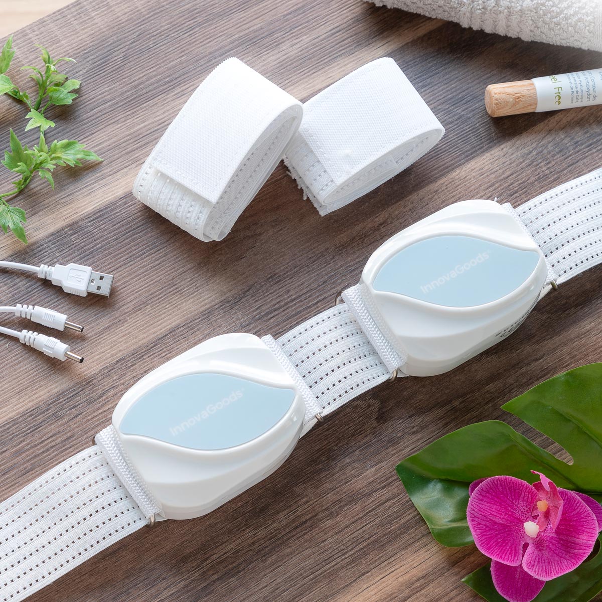 InnovaGoods Vibrační masážní pás pro tvarování postavy Bubratt