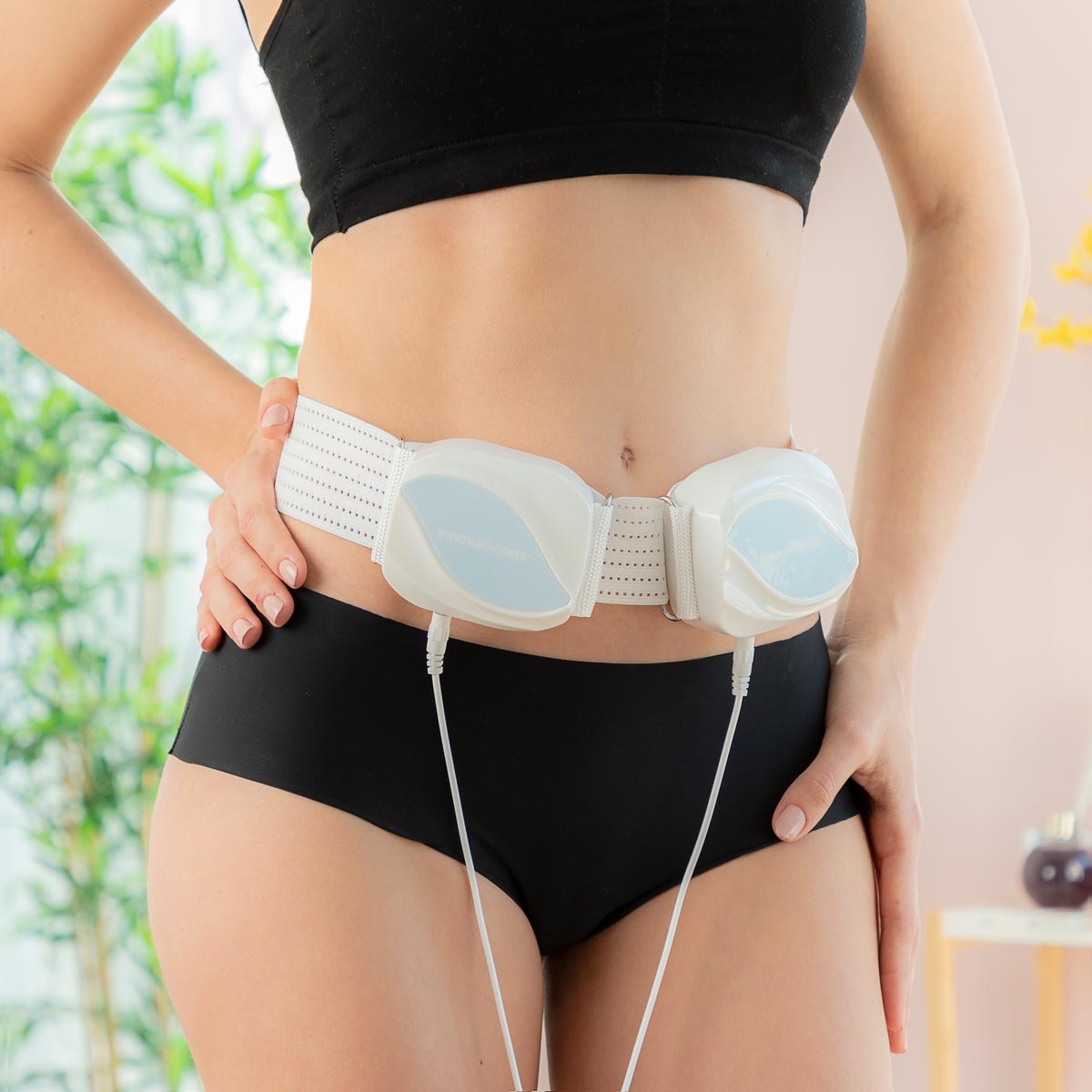 InnovaGoods Vibrační masážní pás pro tvarování postavy Bubratt