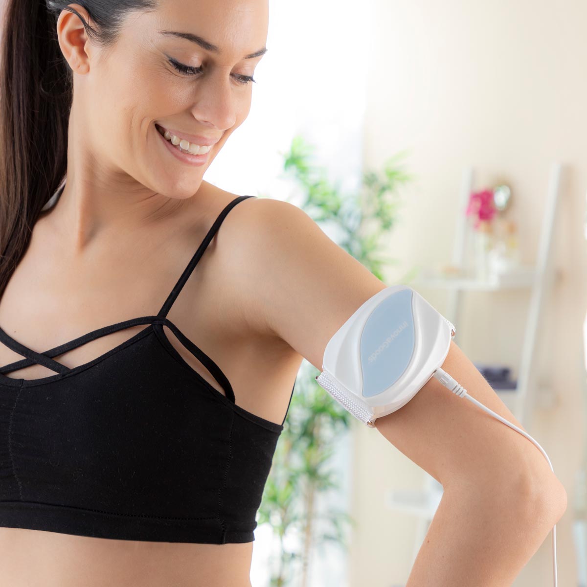 InnovaGoods Vibrační masážní pás pro tvarování postavy Bubratt