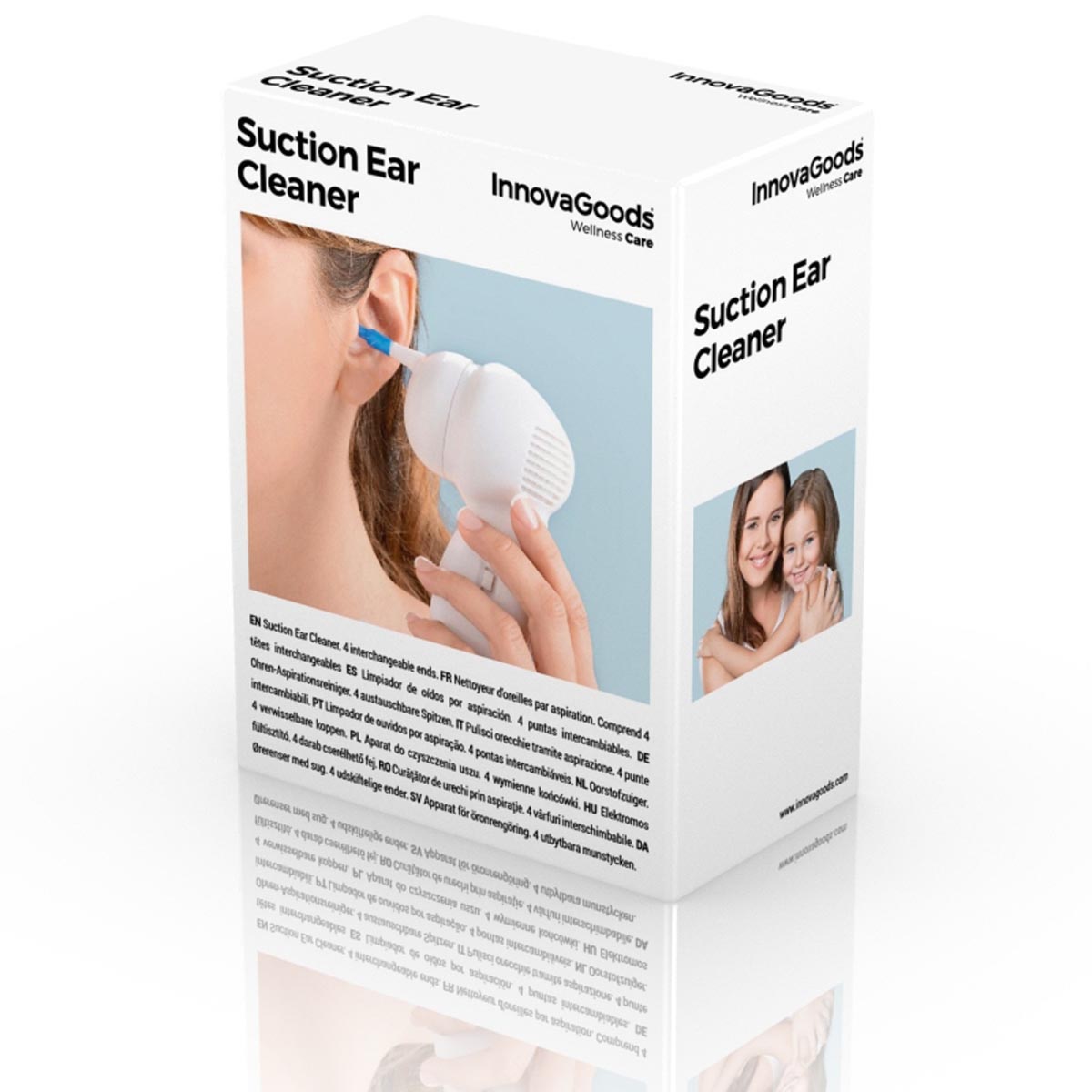 InnovaGoods Čistič uší Wellness Care suctiob