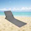 Plážové lehátko skládací, šedé