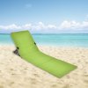 Plážové lehátko skládací, zelené