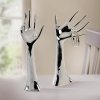 Stojany na šperky Ruce, stříbrné, sada 2 ks