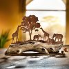 Dekorativní kořen Africké panorama