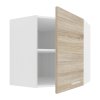 Horní rohová kuchyňská skříňka Esilo, 57 cm, sonoma dub