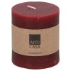 Sloupová svíčka Arti Casa, červená, 7 x 8 cm