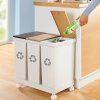 Odpadkové koše na tříděný odpad, sada 3 ks