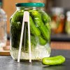 Zavařovací sklenice na okurky s kleštěmi 
