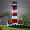 Solární dekorace Maják s rotujícím světlem