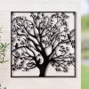 Kovová nástěnná dekorace Strom