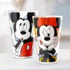 Sklenice Mickey & Minnie, sada 2 ks