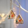 LED Závěsná dekorace Lesní domek