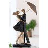 Soška pár s deštníkem "Rain"