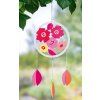 Růžový kovový Dreamcatcher "Paradise"