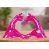 Dekorativní plastové ruce "Heart hands"