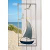 Nástěnný kovový reliéf loď "Sailing"