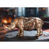Steampunková figurka nosorožce Steampunk Rhinoceros, 14 cm