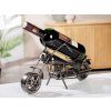 Kovový stojan na láhev "Motorrad", 20cm