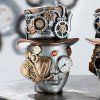 Soška Steampunk žena