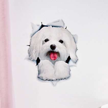 Nálepka na stenu Doggie