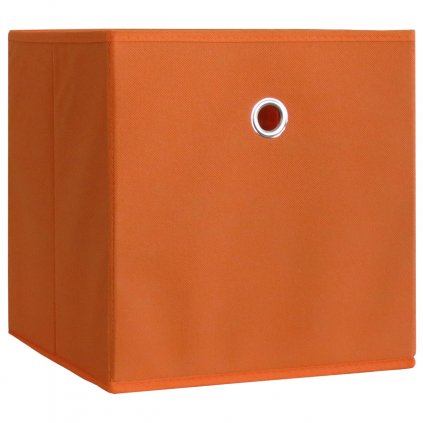 Skládací box oranžový, 2 kusy
