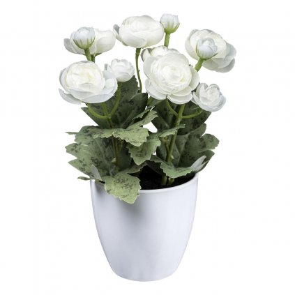 Umelý kvet Iskerník, biely
