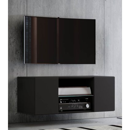 Nástenná skrinka Jusa 95, čierna