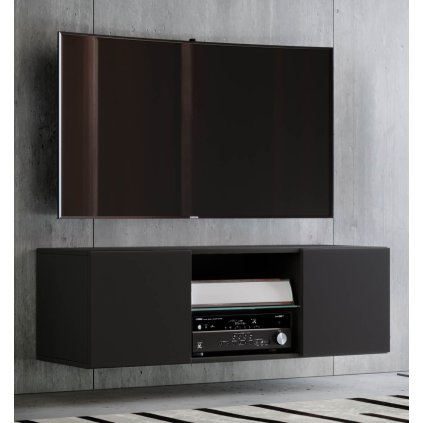 Nástenná skrinka Jusa 115, čierna